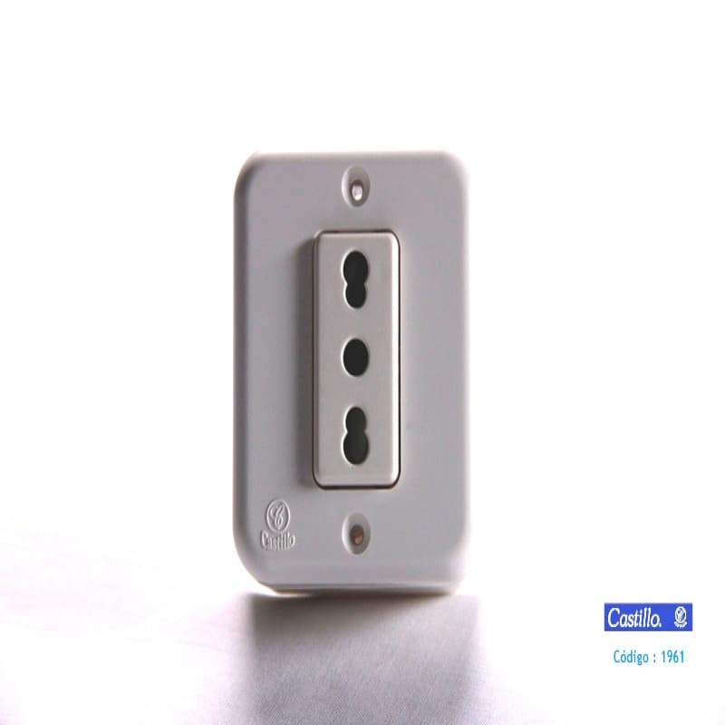 Imagen de ENCHUFE SOBREPUESTO SIMPLE 16A