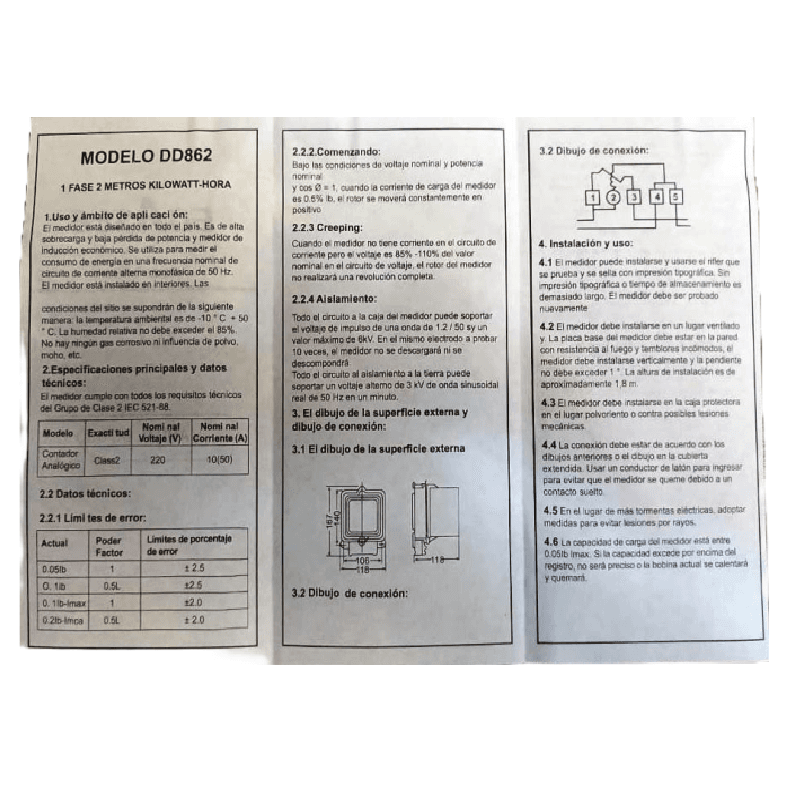 Miniatura 3 de REMARCADOR MONOFASICO ANALOGO 220V