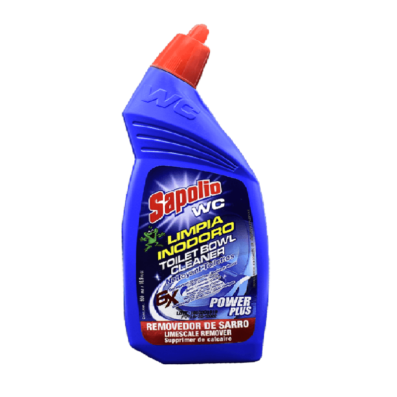 Imagen de LIMPIADOR INODORO SAPOLIO POWER PLUS 500ML