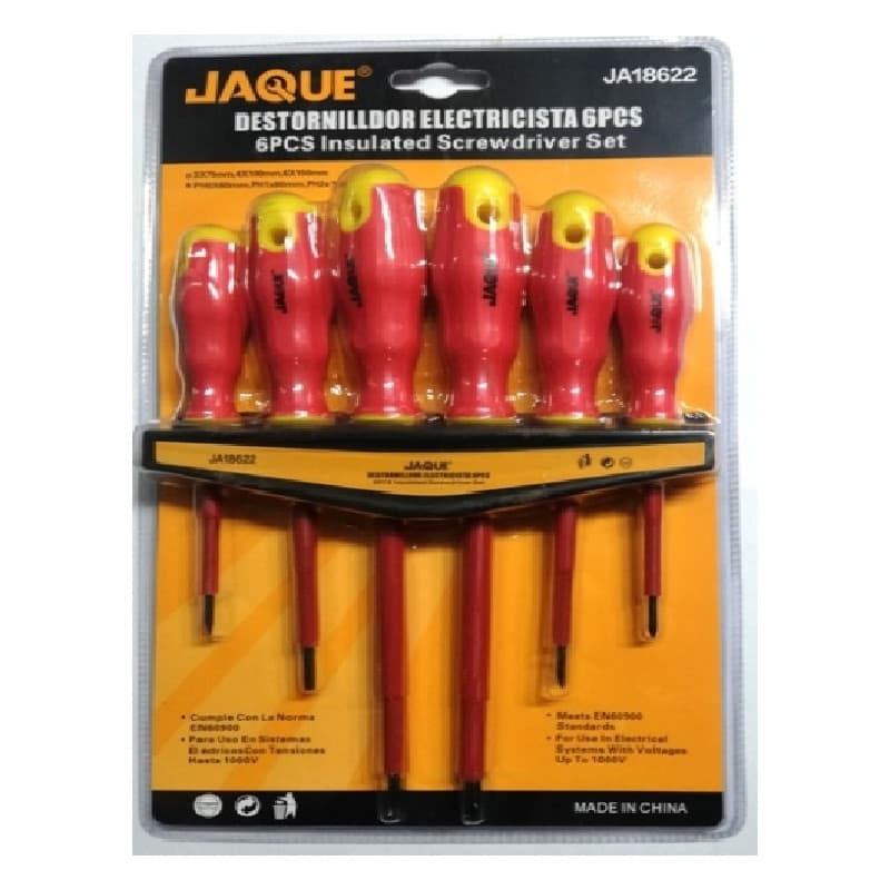 Imagen de DESTORNILLADOR ELECTRICISTA 6PCS