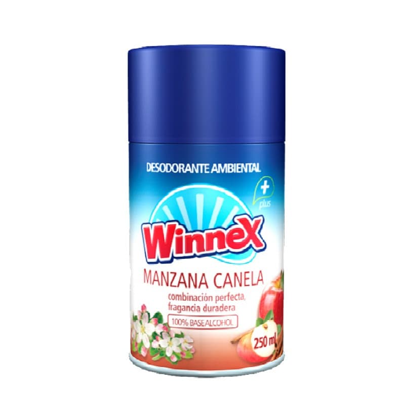 Imagen de DESODORANTE WINNEX REFILL MANZANA CANELA 250ML