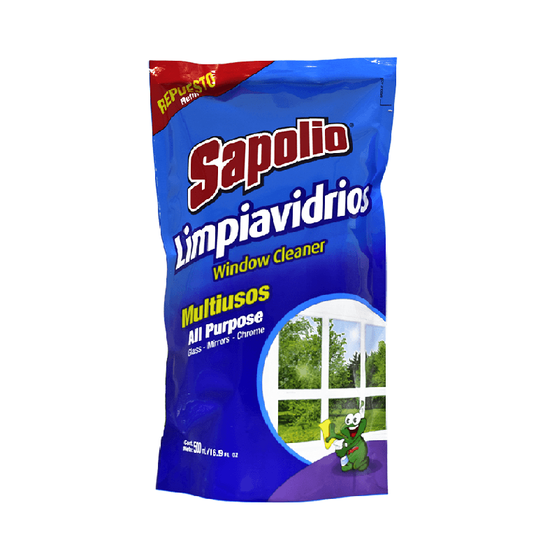 Imagen de LIMPIA VIDRIOS SAPOLIO DP 500ML