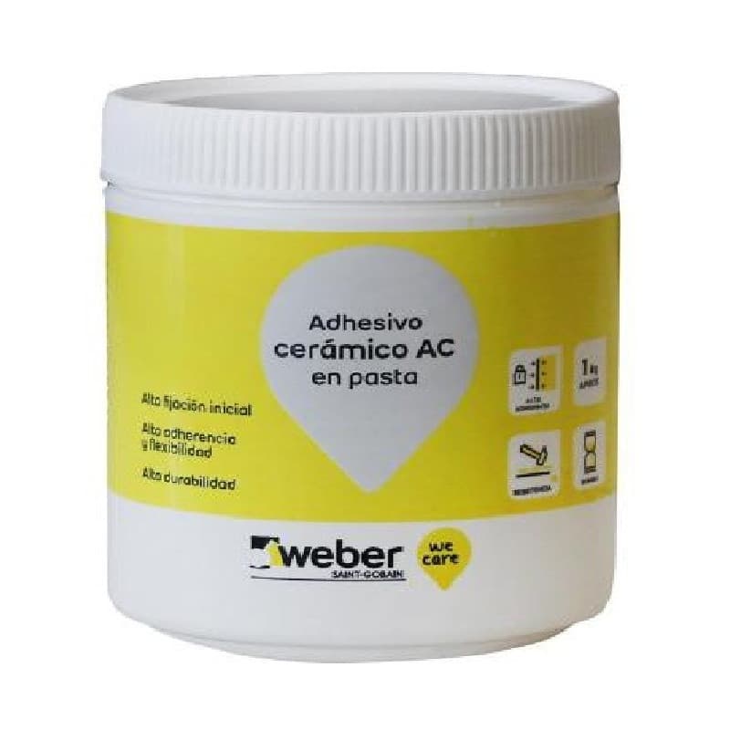 Imagen de ADHESIVO CERAMICO WEBER AC POTE 1KG