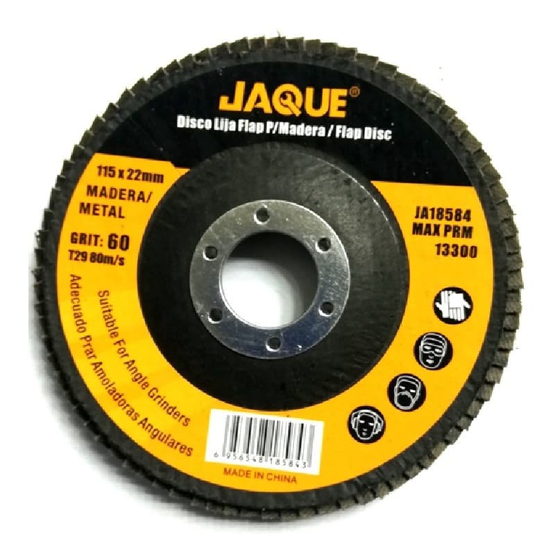 Imagen de DISCO LIJA FLAP MADERA/METAL 4.5 G/60