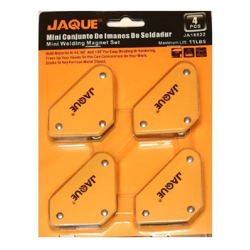 Imagen de MINI ESCUADRA MAGNETICA PARA SOLDAR 4PCS