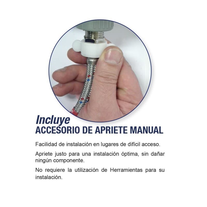 Miniatura 3 de FLEXIBLE ESTANQUE 35CM HI-HI 1/2 X 15/16