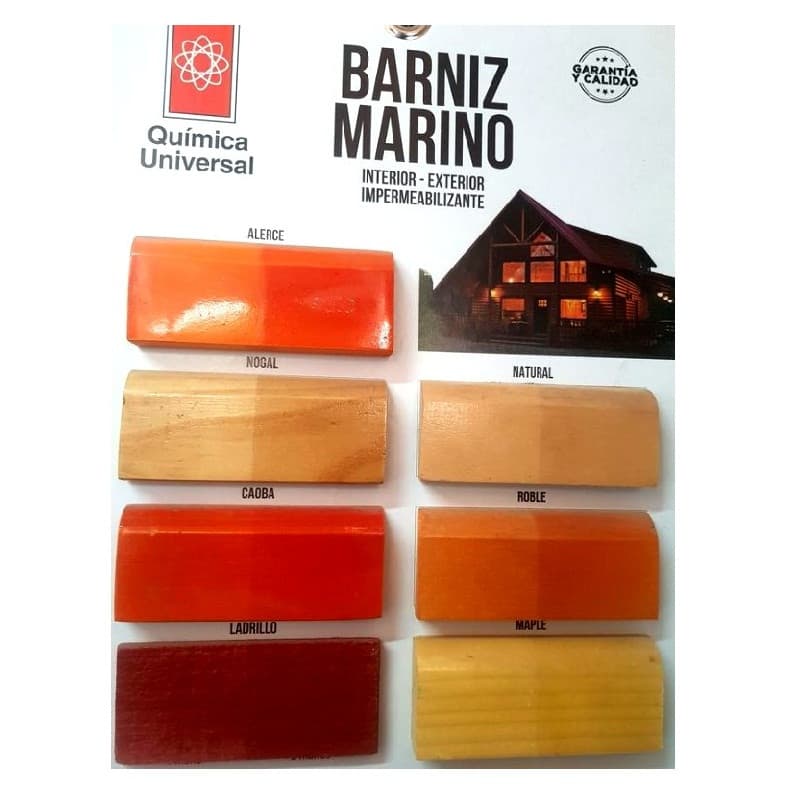 Miniatura 2 de BARNIZ MARINO QUNIVERSAL 1/4GL CAOBA