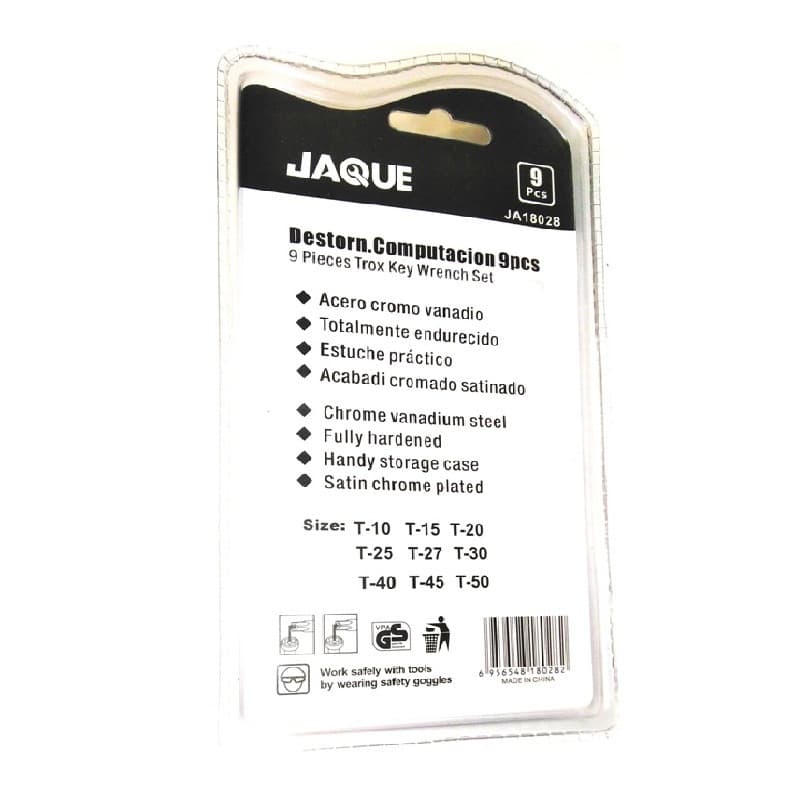 Miniatura 2 de LLAVE ESTRELLA CORTO SET 9PCS