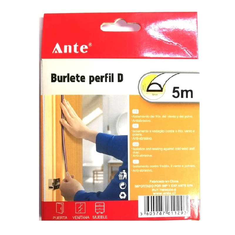 Miniatura 2 de BURLETE 5MT PERFIL D