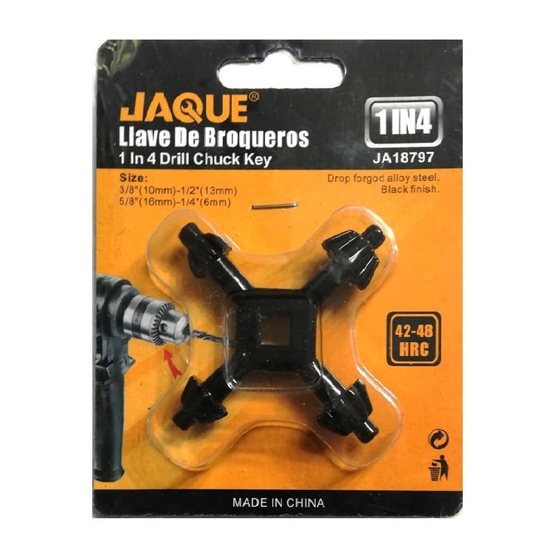 Imagen de LLAVE PARA TALADRO MANDRIL 4 EN 1