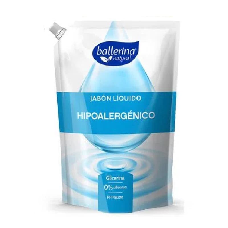 Imagen de JABON LIQUIDO BALLERINA HIPOALERGENICO DP 750ML