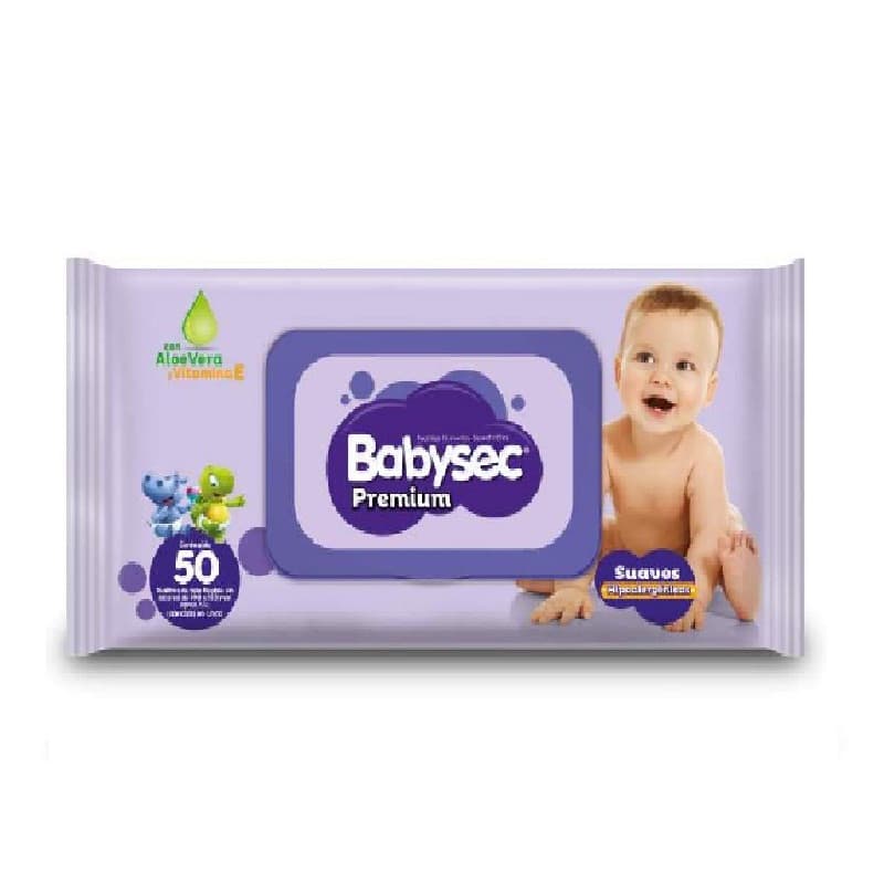 Imagen de TOALLA HUMEDAS BABYSEC PREMIUM 45UNDS