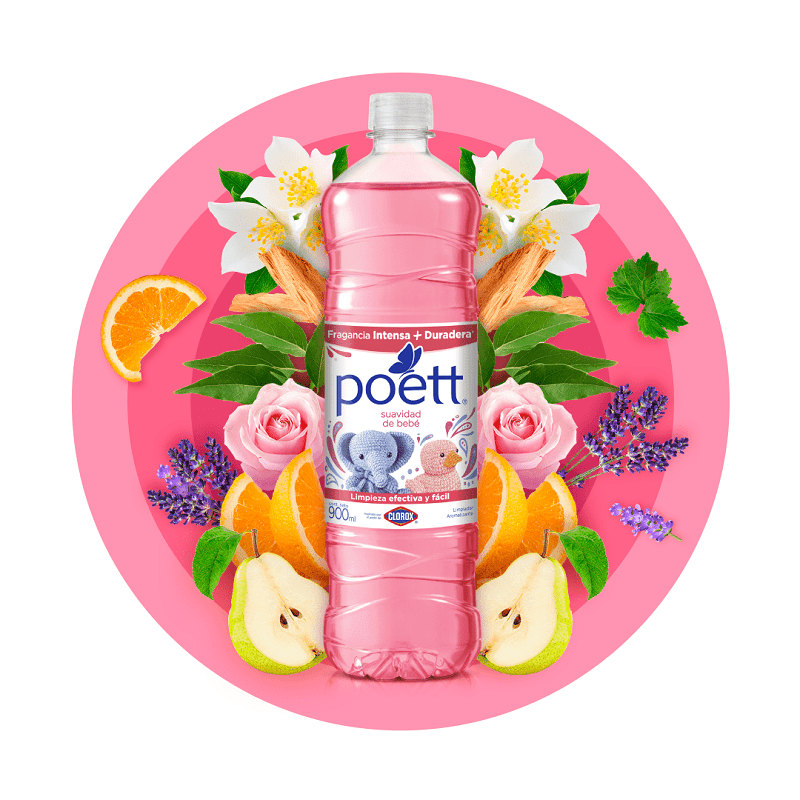 Miniatura 2 de LIMPIADOR POETT 900ML SUAVIDAD DE BEBE