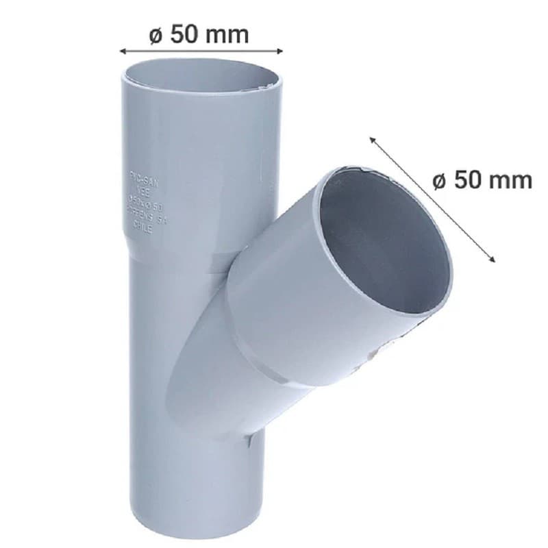 Miniatura 2 de VEE SANITARIO GRIS PVC 50X50MM