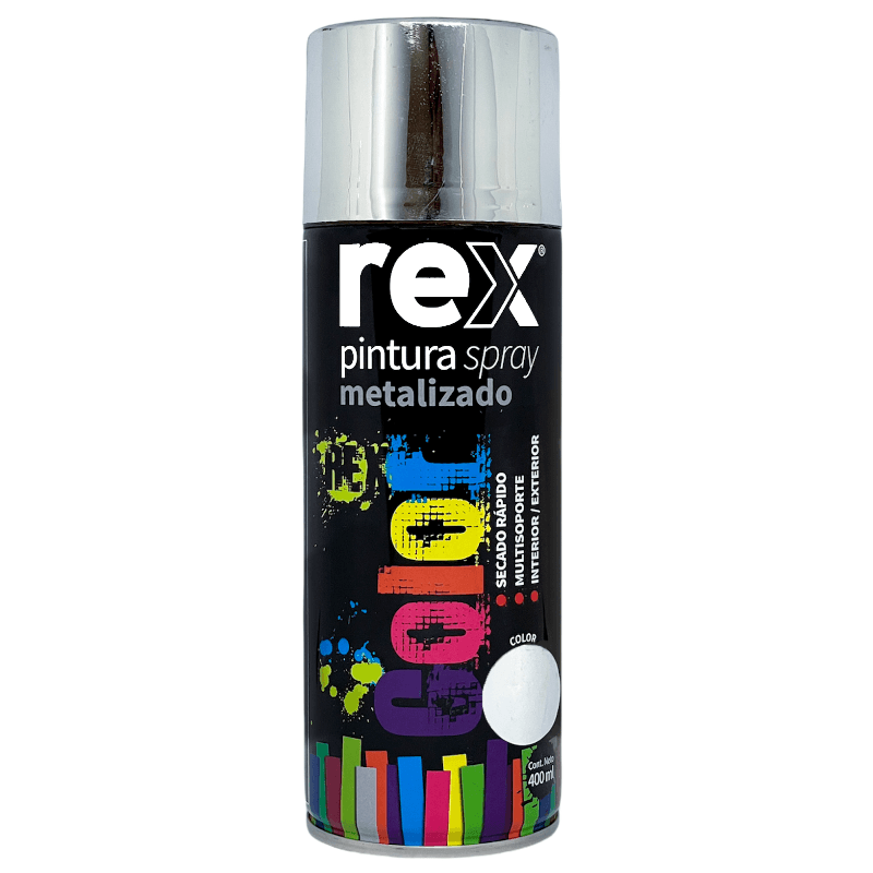 Imagen de ESMALTE SINTETICO SPRAY REX CROMO