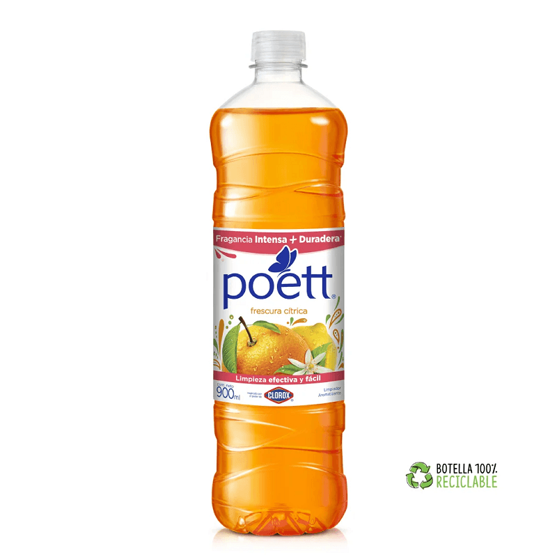 Imagen de LIMPIADOR POETT 900ML FRESCURA CITRICA