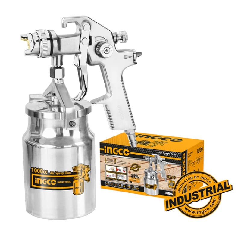 Miniatura 2 de PISTOLA DE PINTAR INDUSTRIAL NEUMATICA 1.4MM 1000CC