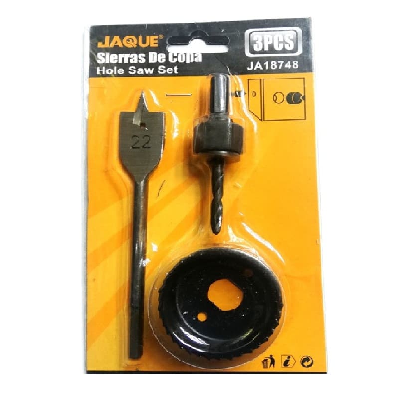 Imagen de SIERRA COPA PARA MADERA 3PCS