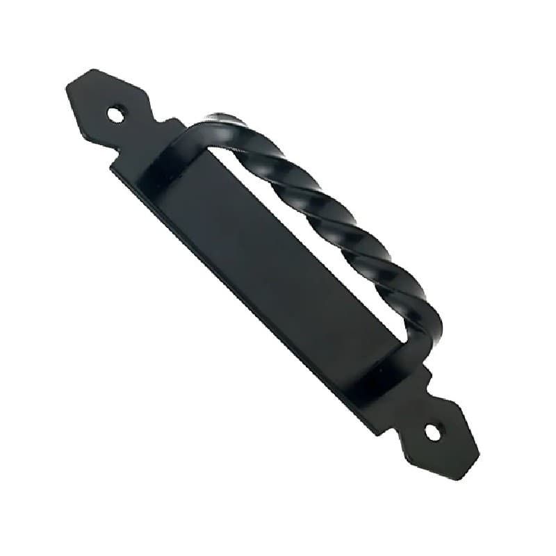 Imagen de MANILLA METALICA NEGRA CON BASE