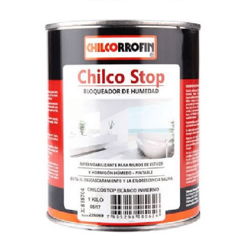 Imagen de IMPERMEABILIZANTE CHILCOSTOP BLANCO INVIERNO 1LT.