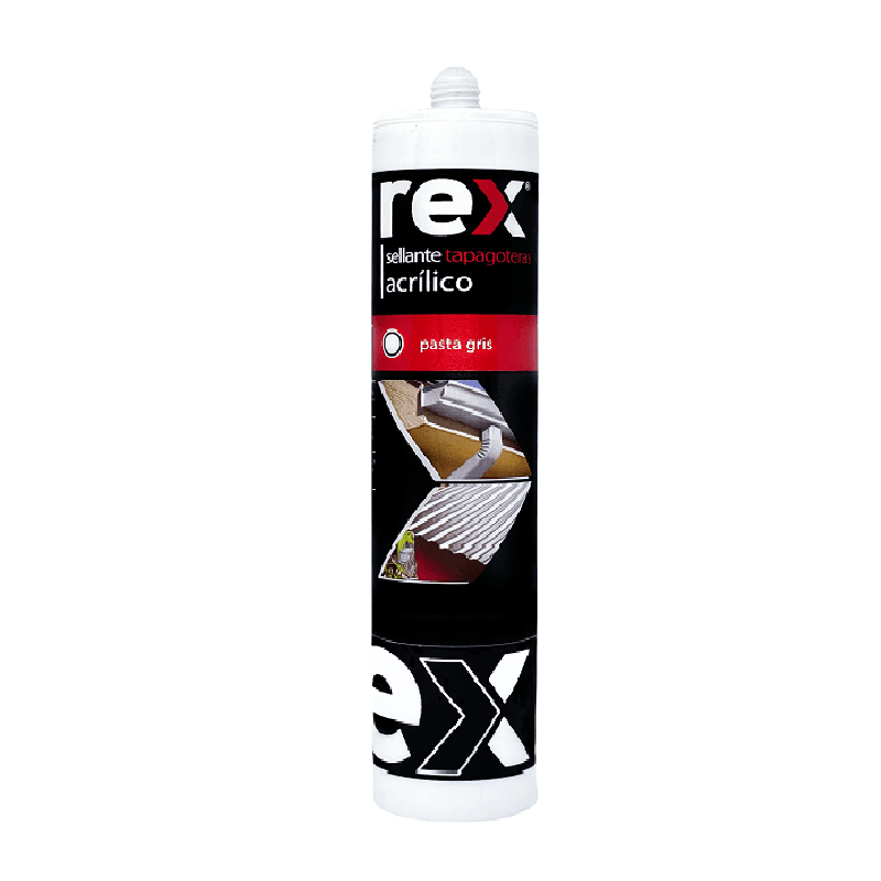Imagen de TAPAGOTERAS ACRILICO REX GRIS TUBO 300ML