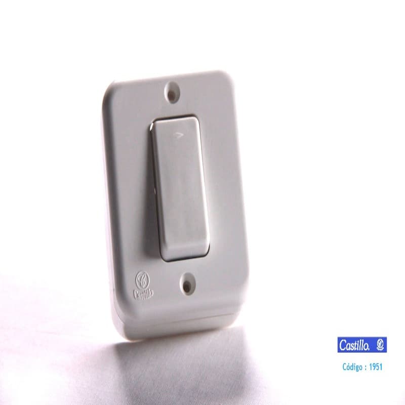 Imagen de INTERRUPTOR SOBREPUESTO 9/12 SIMPLE